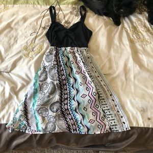 tribal patterned summer dress